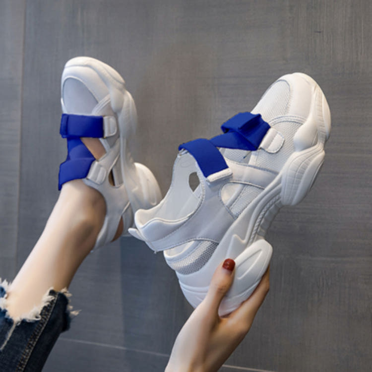 에이비씨홈 키높이 여성 망사샌들 운동화 키높이6cm(3색연출) 병원 병동 실내화