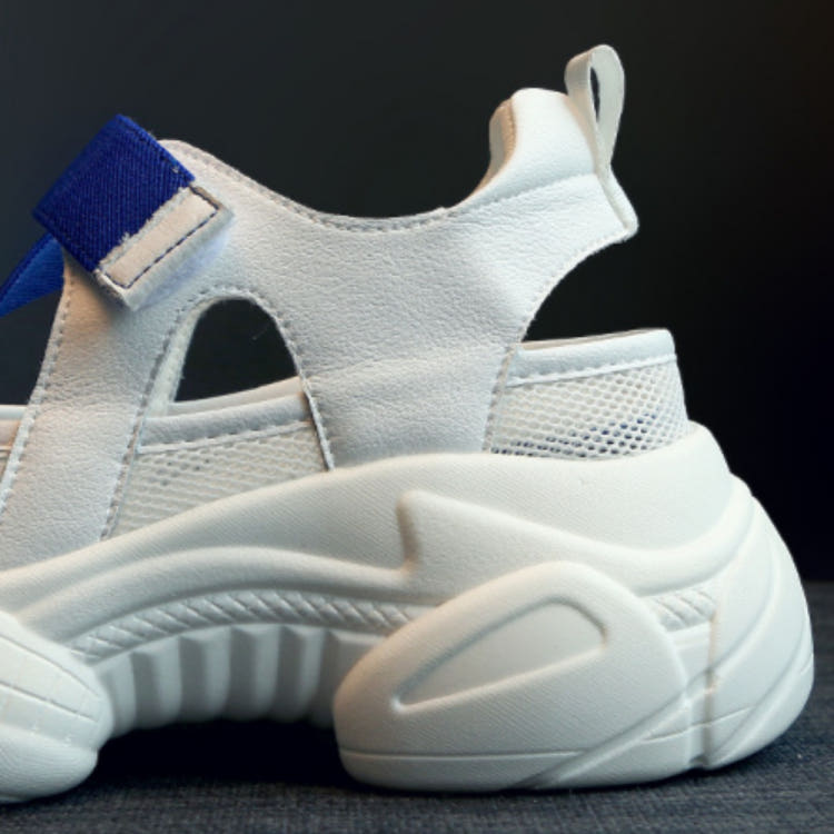 에이비씨홈 키높이 여성 망사샌들 운동화 키높이6cm(3색연출) 병원 병동 실내화